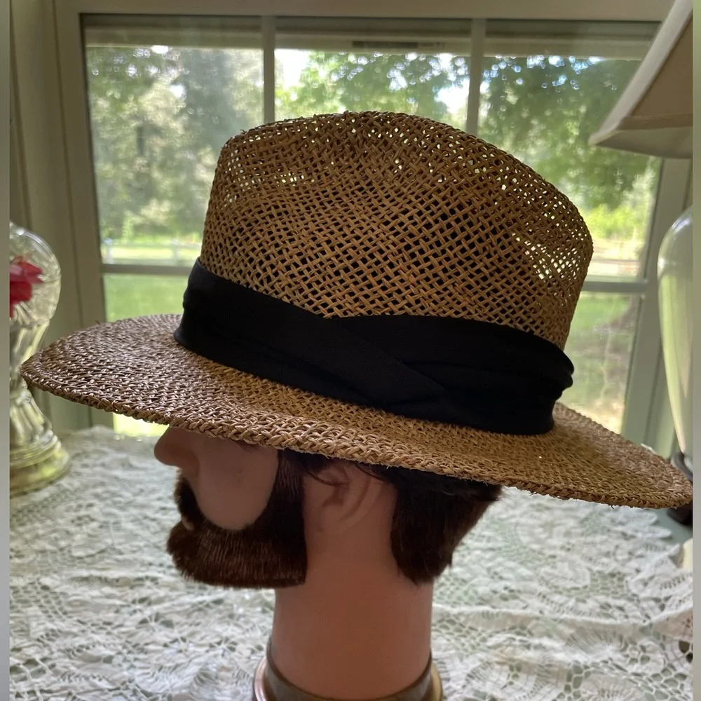 Men’s Hat: Safari Fedora Style Hat, Town Talk Louisville, KY, Pre-owned - Picture 3 of 12